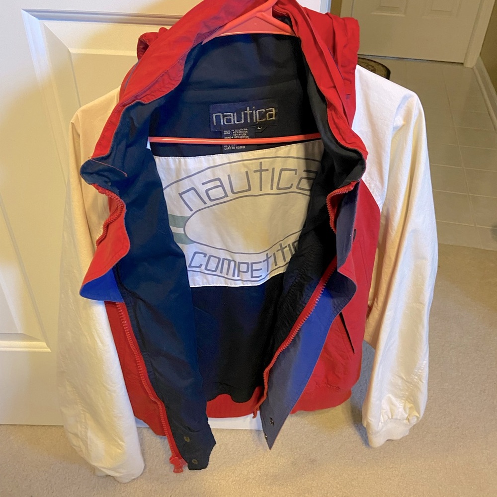 Vintage Nautica Competiton Windbreaker